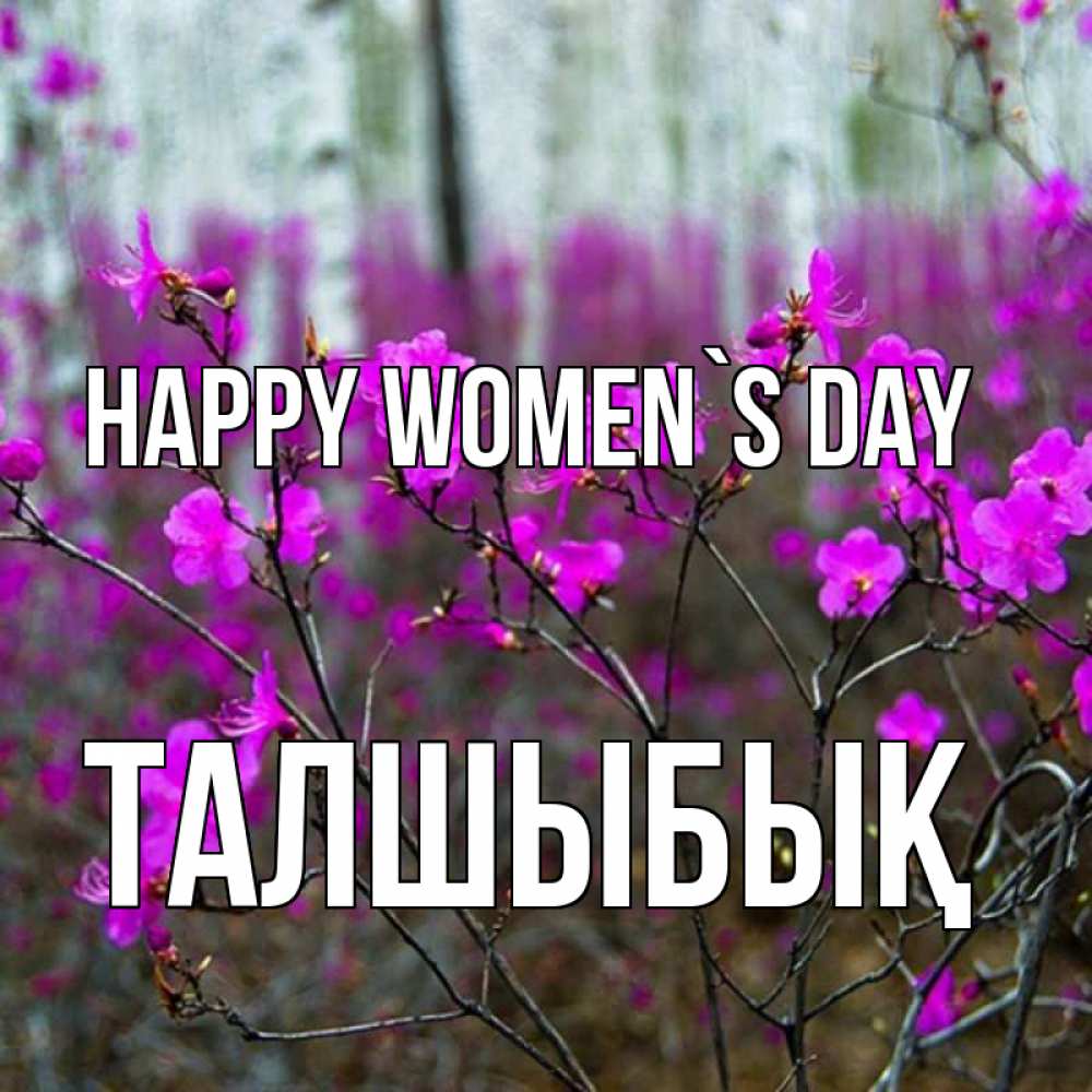 Greetings card с именем, ТАЛШЫБЫҚ happy women`s day дикие цветы Greetings with text for free download 